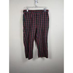 Supreme SS23 Work Pant Red Plaid Size 30x26 Twill Pants Slacks
